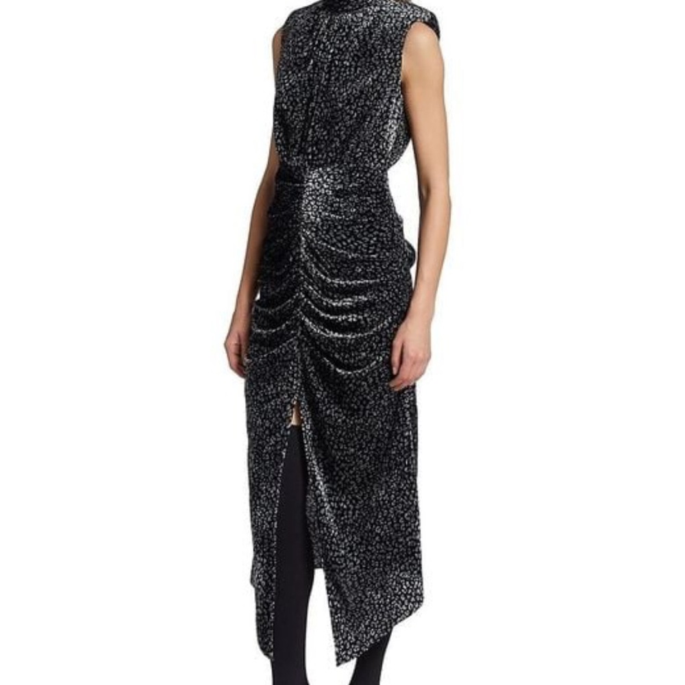 Ramy Brook New Revolve Black Velvet  Women's Dress Size XS / 0 Retail $685